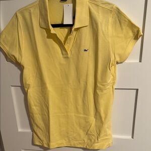 NWT Vineyard Vines Women's Yellow Polo Shirt